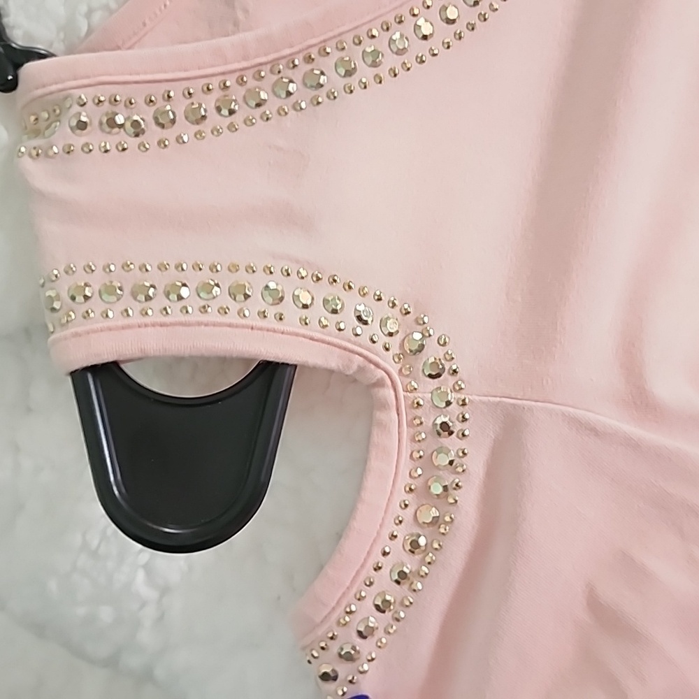 Belle Pink Cold Shoulder Top - Picture 2 of 4